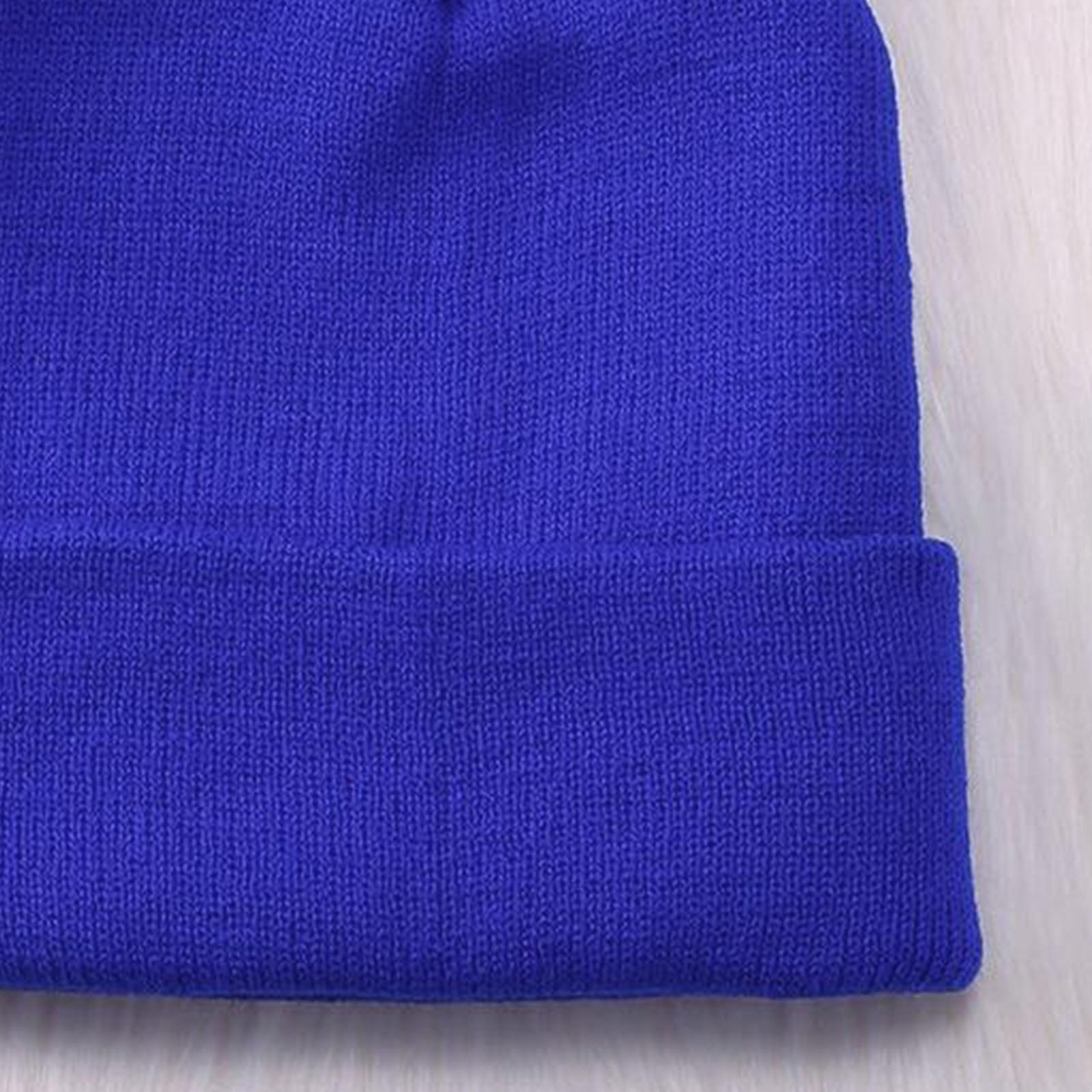 Women Men Warm Hat Winter Knitted Skull Cap Ski Beanie Cap Head Wrap