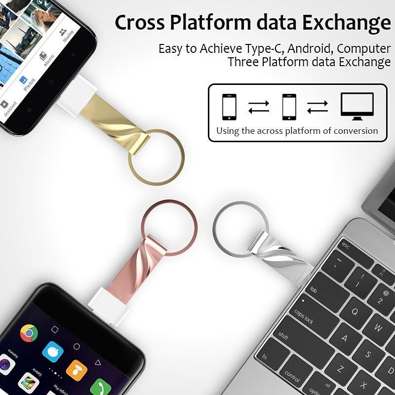 Usb 3.0 Dung Lượng 64GB 128GB 1TB 2TB RAM USB3.0 Bằng Kim Loại