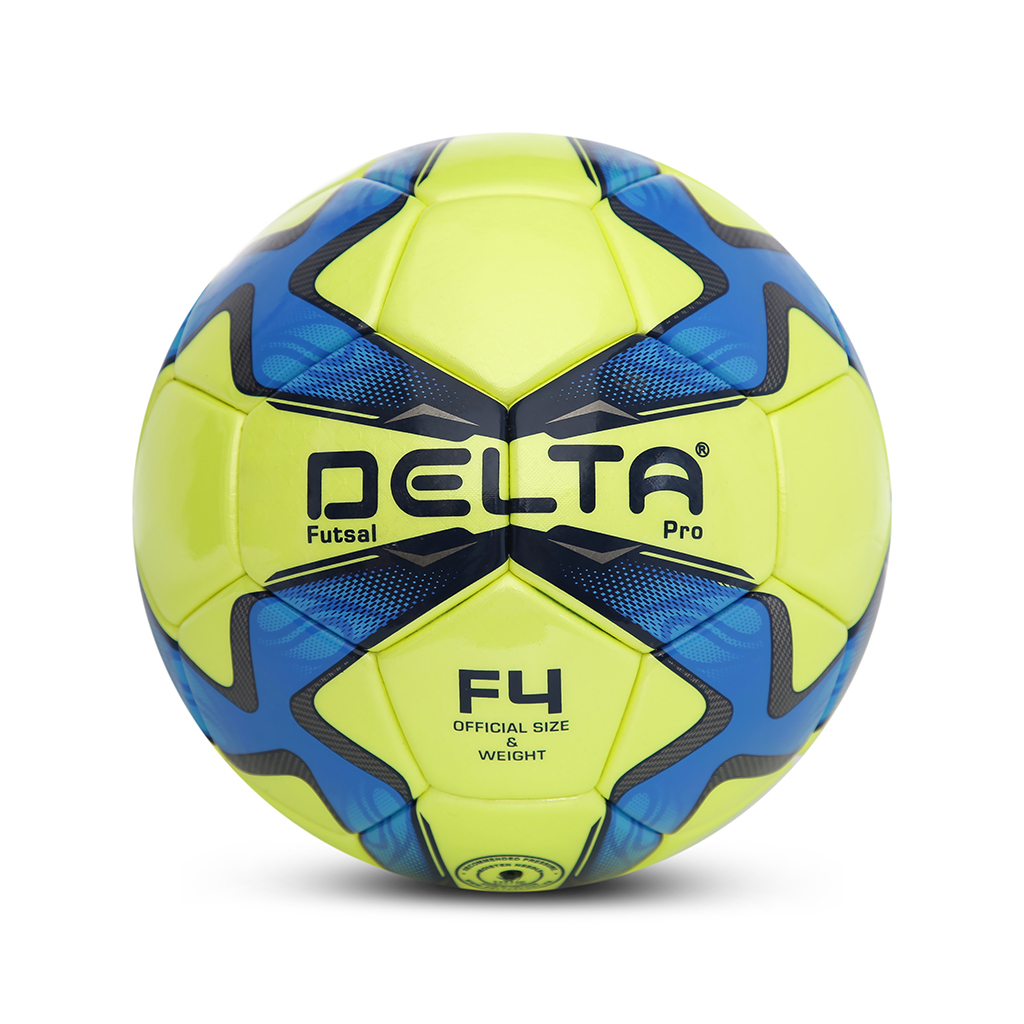 Bóng đá futsal DELTA 3610-4D size 4 chất liệu da TPU tổng hợp, chơi trên sân cỏ nhân tạo hoặc trong nhà phù hợp sử dụng từ 12 tuổi.