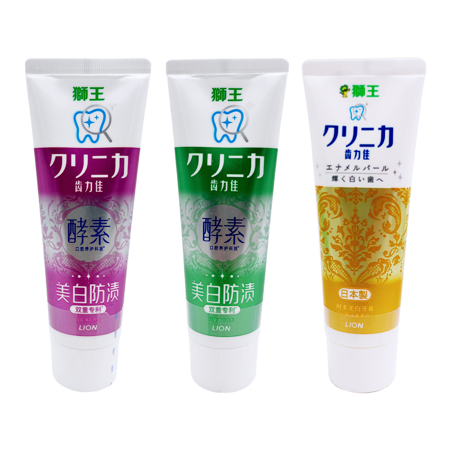 Kem đánh răng Lion Clinica mint ngừa sâu răng Nhật Bản 130g