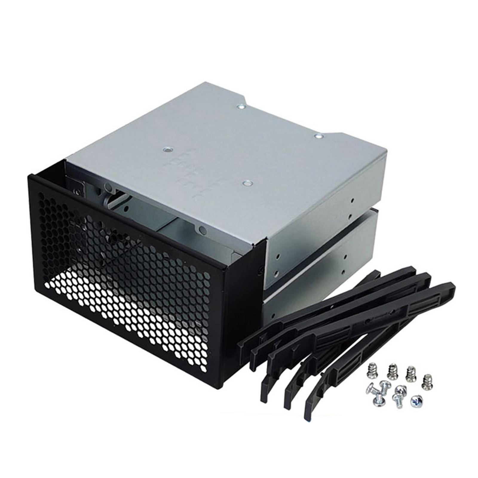 3 Bay 3.5" HDD Cage Rack SAS Disk Tray Caddy