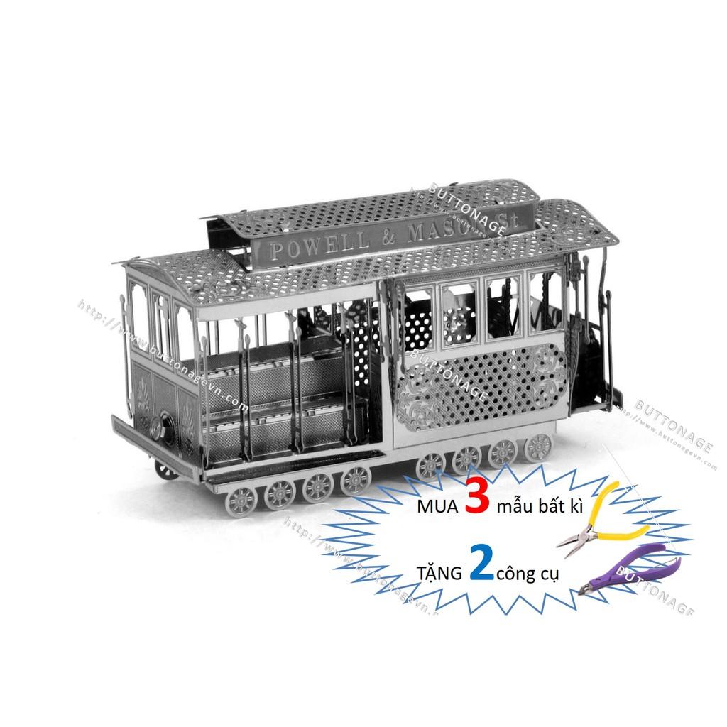 Mô Hình Lắp Ráp 3d Xe Cáp Điện Thành Phố San Francisco