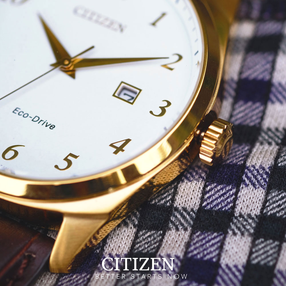 Đồng Hồ Nam Citizen Dây Da BM7322-06A - Mặt Trắng