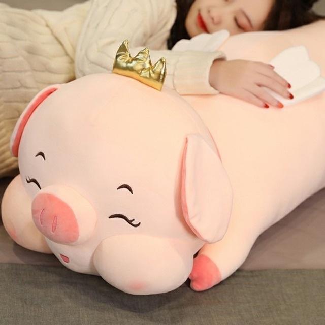 Gấu Bông Heo Sweet Cute, Có Khóa Kéo Gấu Bông- Quà Tặng