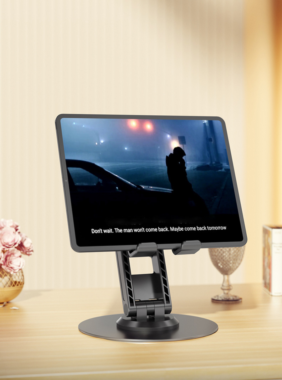 Giá kệ đỡ dành cho điện thoại máy tính bảng xoay 360 độ gấp gọn điều chỉnh nhiều nấc độ cao K11 - Hàng chính hãng