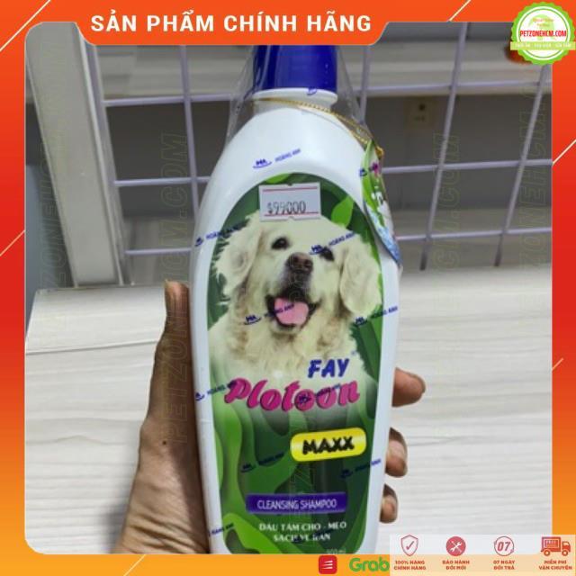 Sữa tắm cho chó Plotoon Maxx 300ml - Dầu tắm chuyên diệt ve - vệ sinh khử mùi - giảm rụng lông
