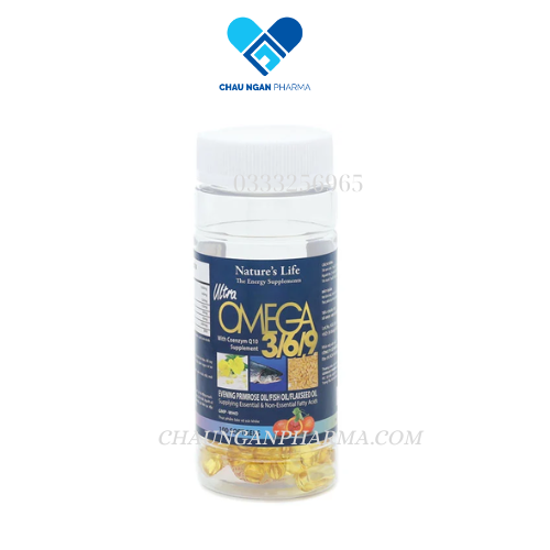 OMEGA 369 - Tăng cường thị lực cho mắt, giúp sáng mắt, bồi bổ sức khỏe hộp 100 viên