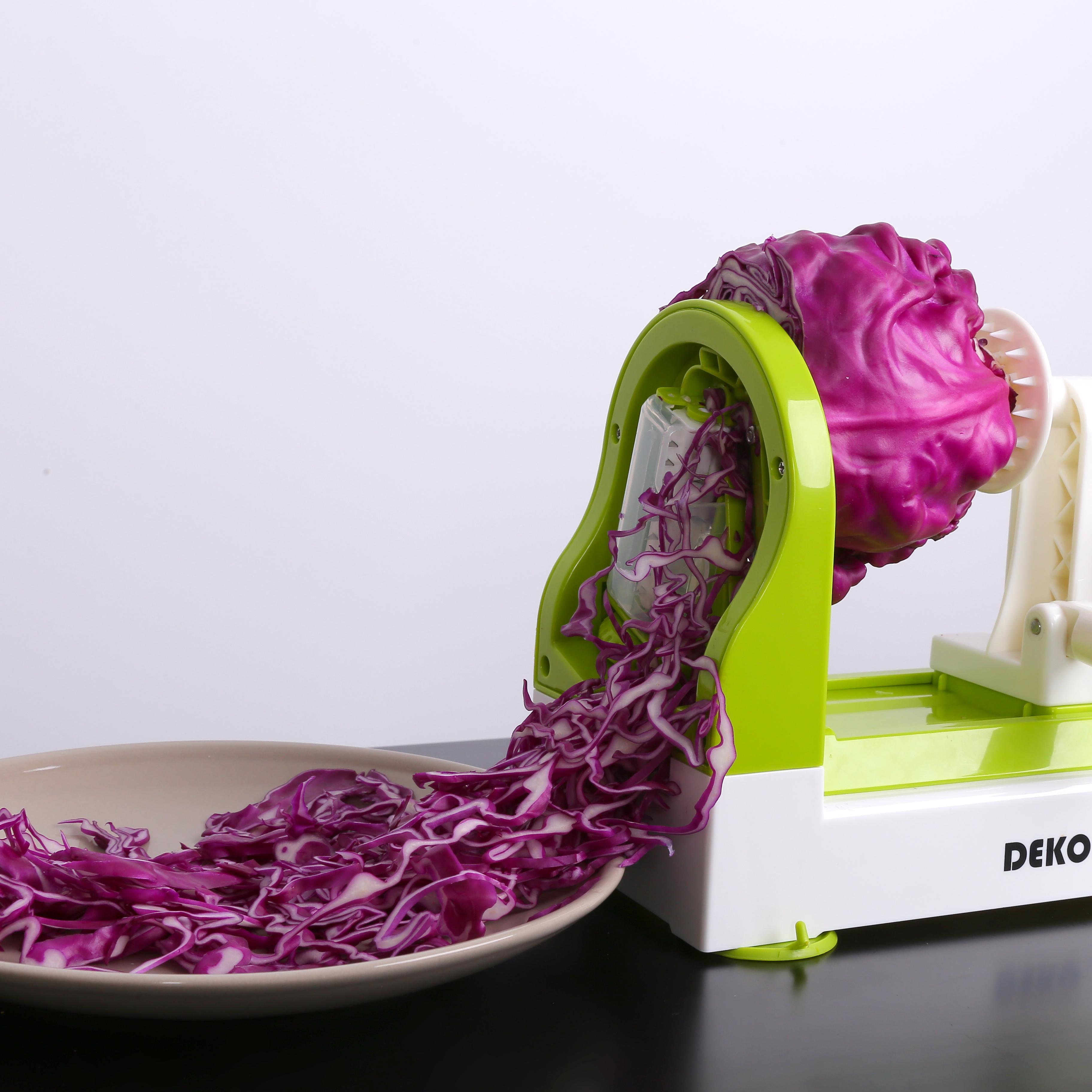 DEKO Spiralizer Cà Rốt Cắt, Hoa Quả Máy Thái Salad Mì Máy Làm Mì Sợi Phụ Kiện Nhà Bếp