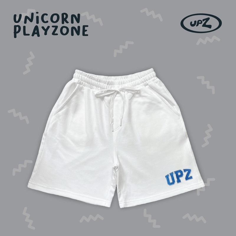 UPZ Quần Shorts Thun Thêu Chữ UPZ