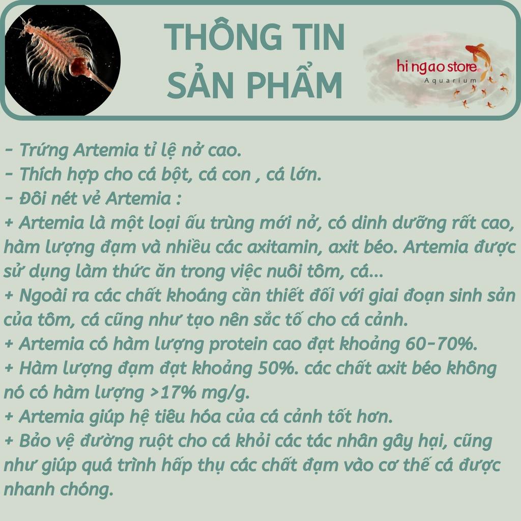 Artemia Vĩnh Châu Tỉ Lệ Nở Cao - Thức ăn cá cảnh | HNS.