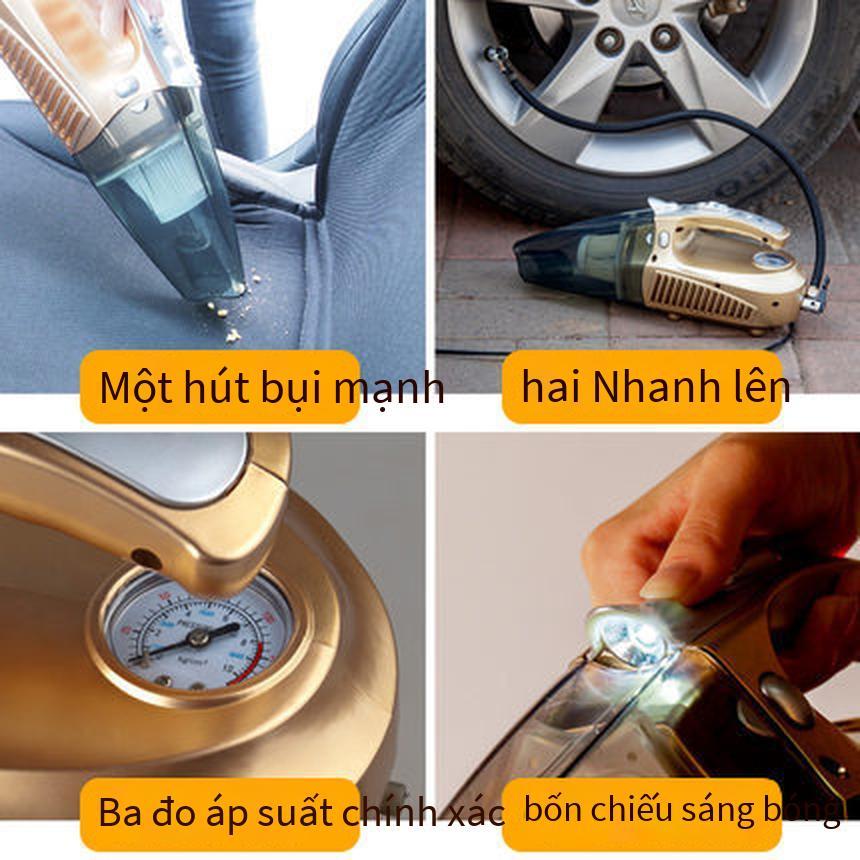 Xe tải giao hàng nhanh trên toàn thế giới máy hút bụi ô tô bơm hơi tất cả trong một máy bơm không khí ô tô công suất cao bốn trong một dành cho phương tiện khô và ướt