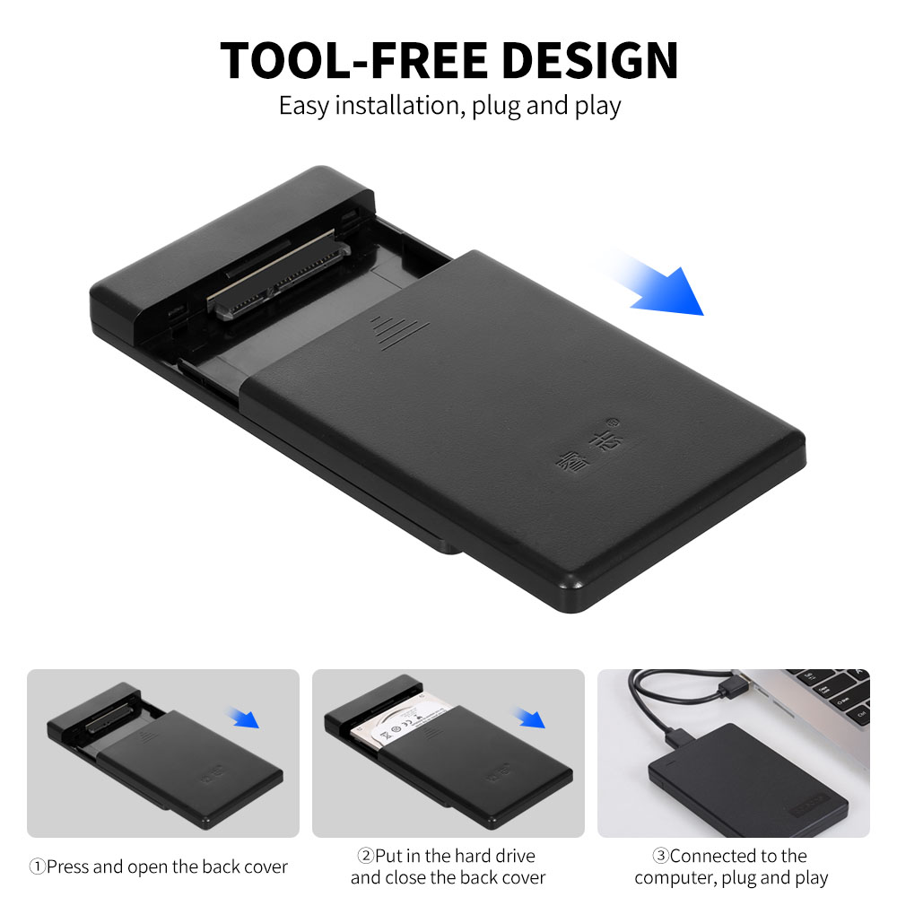 Hộp Đựng Ổ Cứng Ngoài 2,5 Inch SATA USB 3.0 Tốc Độ Cao