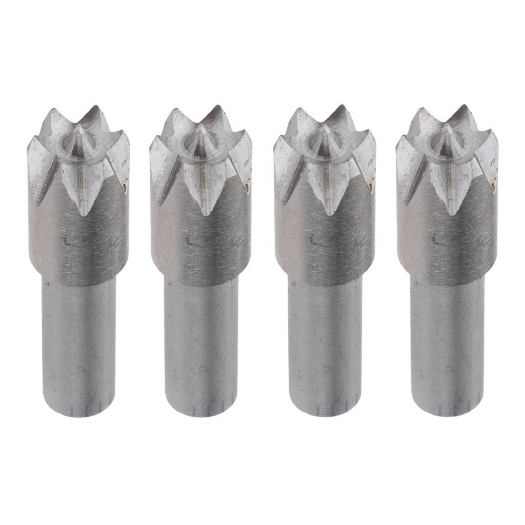 4pcs 6mm Shank Thimble Drill Bit Mini Lathe Machine DIY Woodworking Tools