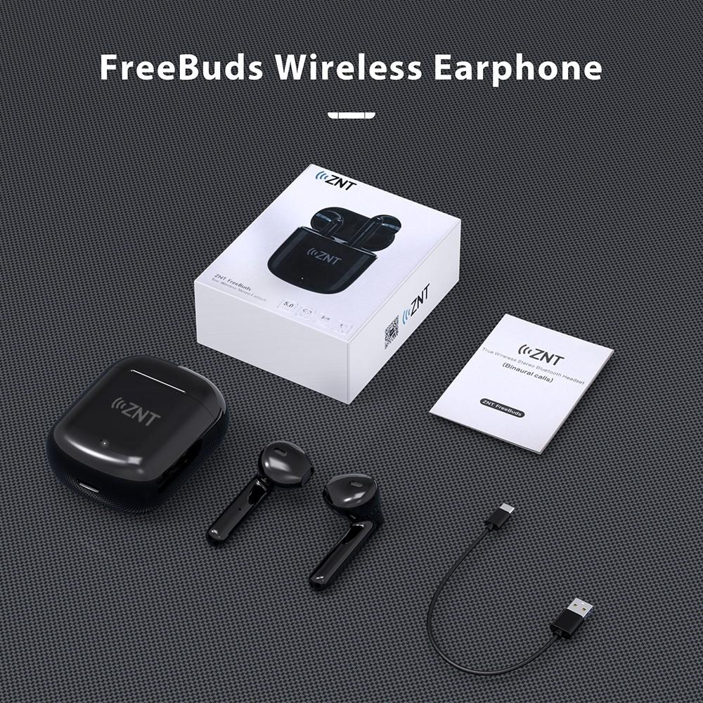 ZNT FreeBuds Tai Nghe Bluetooth Bluetooth 5.0 Tai Nghe Gắn Tai Không Dây Hi-Fi Âm Thanh Nổi Chống Mồ Hôi Tai Nghe V - Hàng Chính Hãng