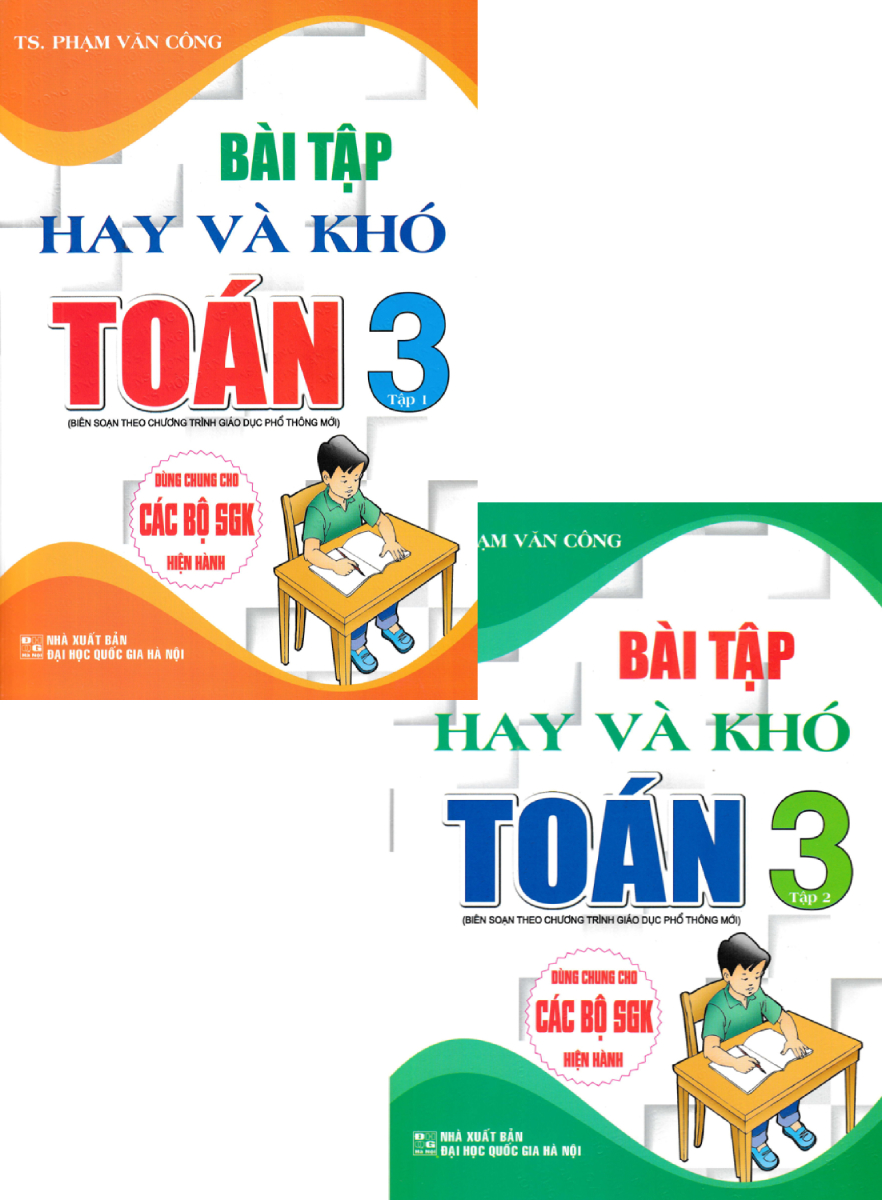 Sách tham khảo- Combo Bài Tập Hay Và Khó Toán Lớp 3 (Bộ 2 Cuốn)_HA