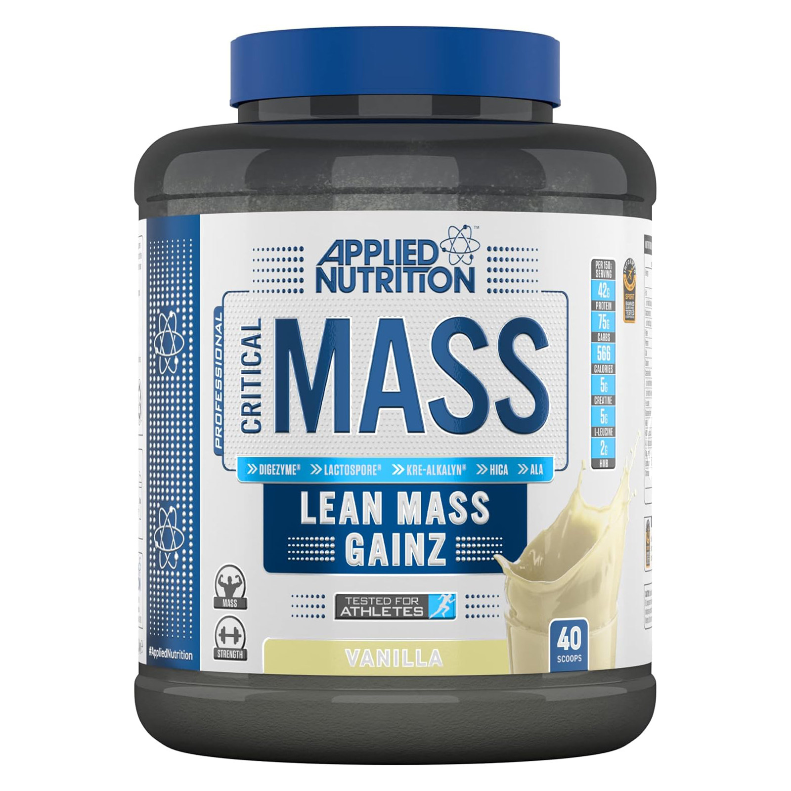 Applied Professional Critical Mass 2.4KG, Lean Mass Gainz, Sữa Hỗ Trợ Tăng Cân, Tăng Cơ | Nhập Khẩu Anh | CitySupp