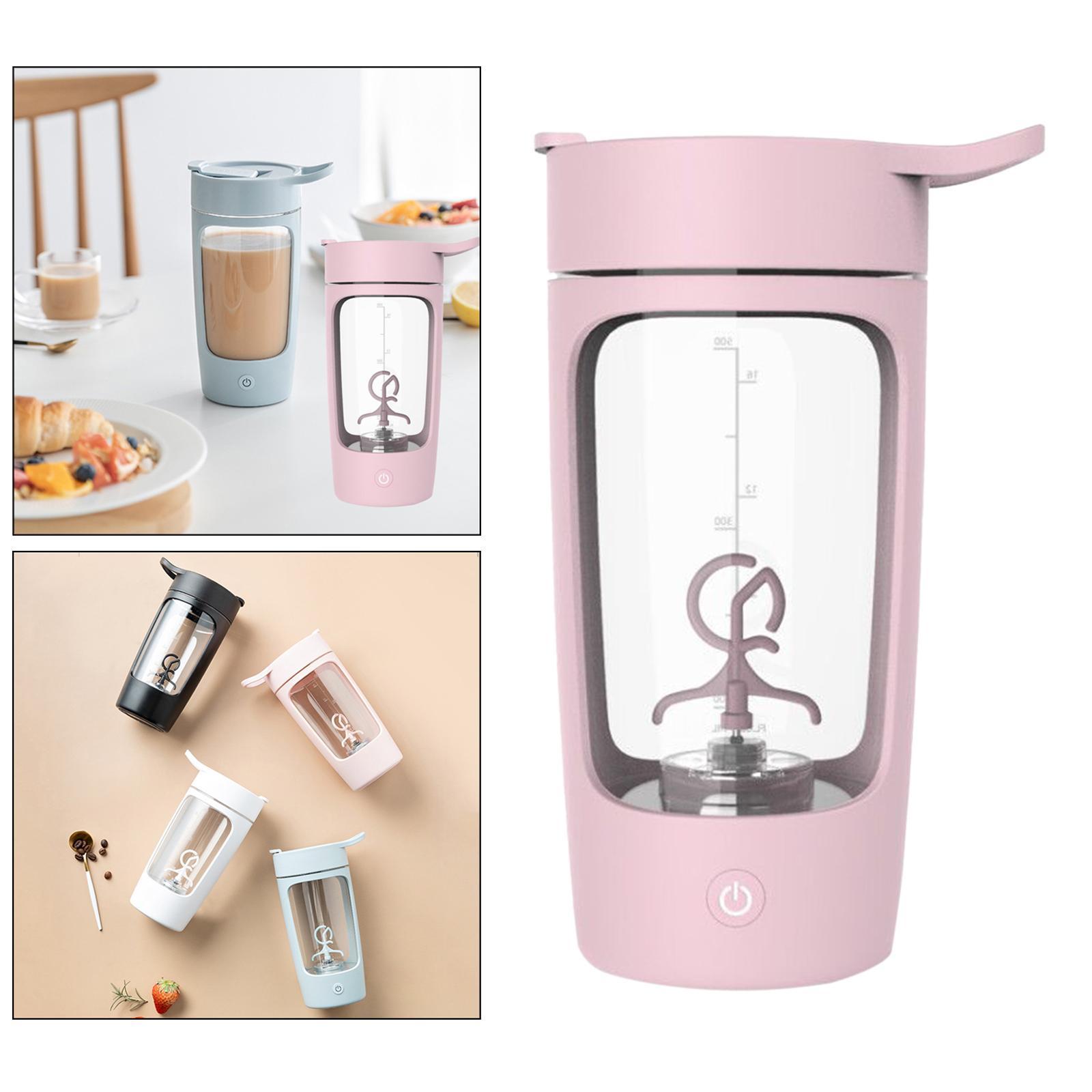 Premium Electric Protein Shaker Bottle, Tritan - BPA Free Mixer Cup .