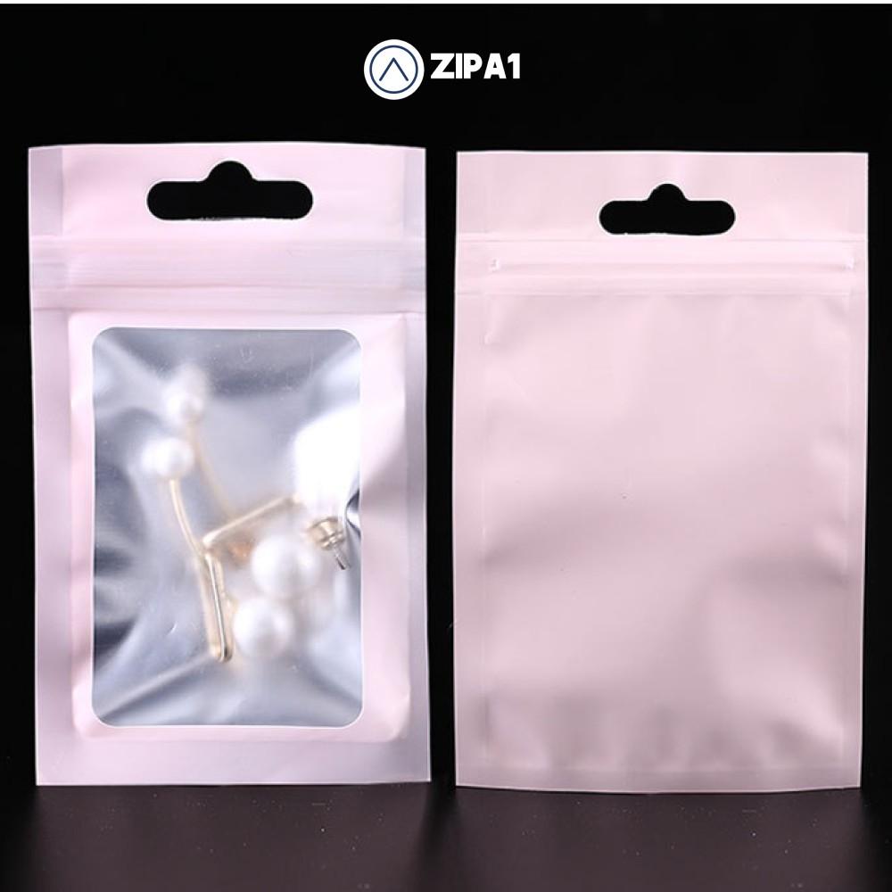 10 Túi zip Hologram nhựa composite, lá kim loại - Túi đựng đồ A1015