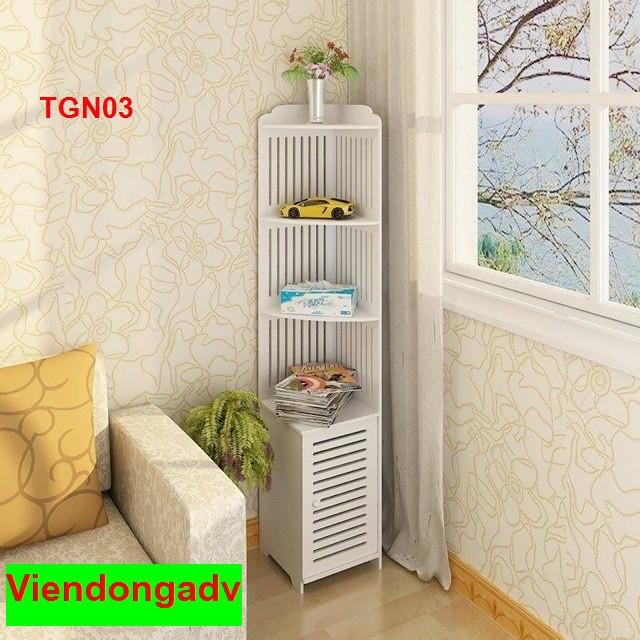 Tủ góc nhà tắm có cánh - Tủ lắp ráp đa năng