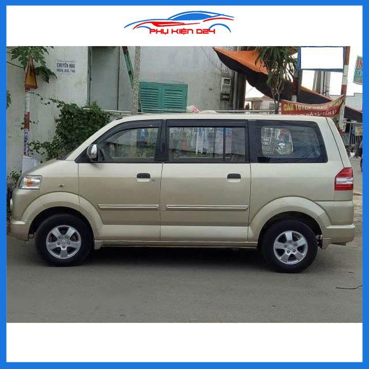 Vè che mưa ô tô Suzuki APV 7 Chỗ Vè Đen, nhựa ABS cao cấp chắn mưa, cản bụi, trang trí xe hơi