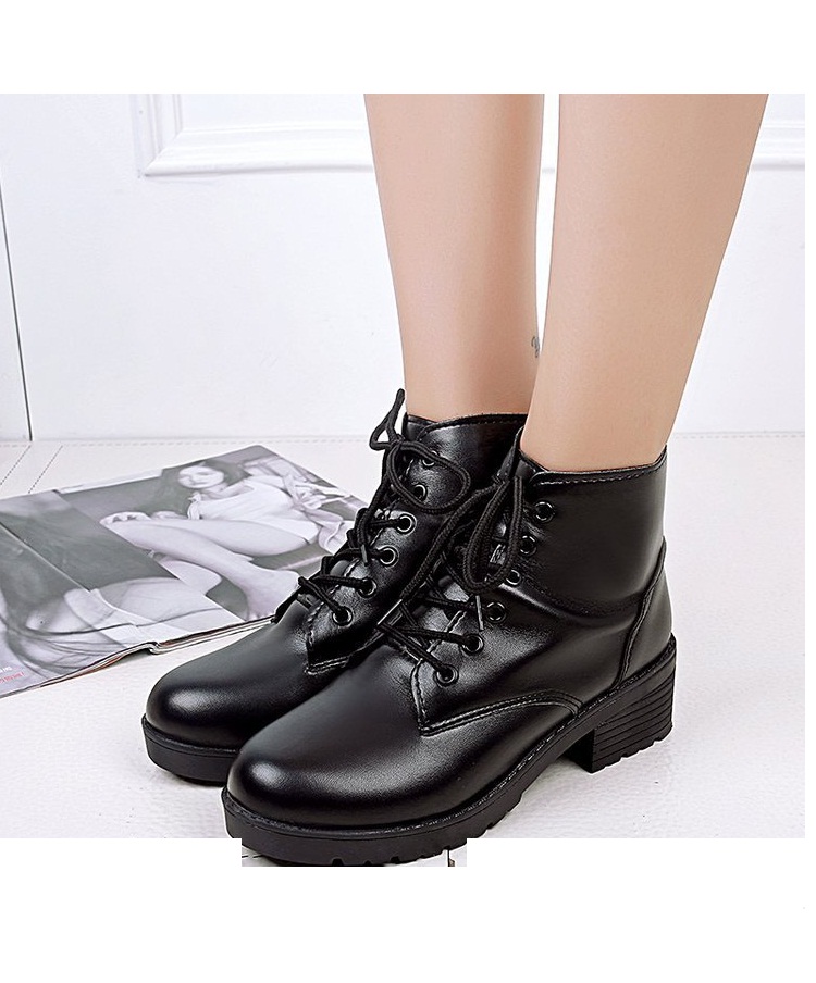 Giày boot nữ phong cách ulzzang đế cao 2cm B148