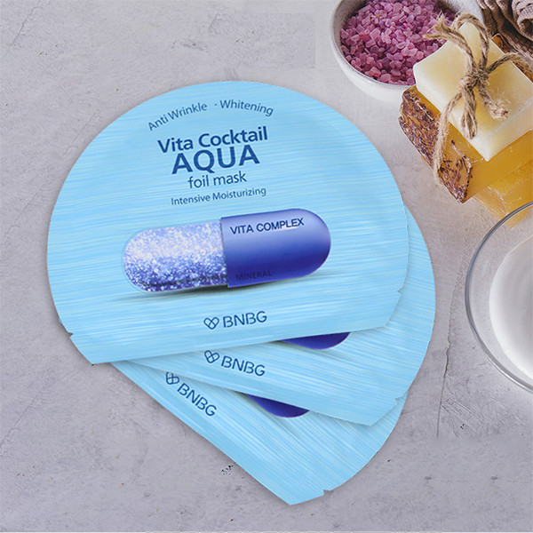 Combo 5 Mặt nạ cấp nước dưỡng da ẩm mượt, săn chắc BNBG Vita Cocktail Aqua Foil Mask - Intensive Moisturizing 30ml x 5