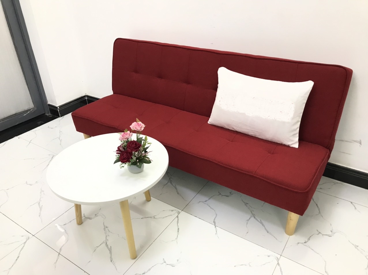 Bộ ghế sofa bed 1m7x90 sofa giường phòng khách sivali12 salon, sopha, sa lông, sô pha 