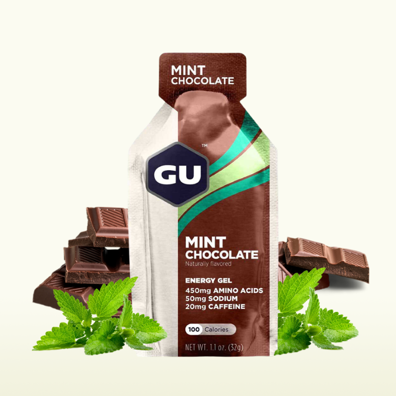 (Combo 3 Gói) Gu Gel Energy Vị MINT CHOCOLATE - Gel Năng Lượng Hỗ Trợ Đạp Xe Chạy Bộ