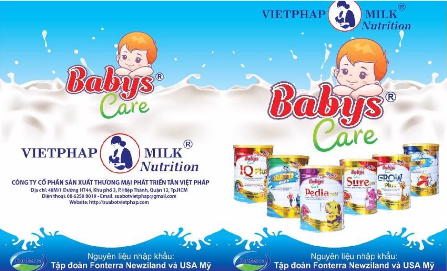 Sữa Bột Babys Care Canxi Nano 900 gam (Từ 25  tuổi) – Xương khỏe – Ngăn ngừa Loãng xương – Bổ sung Nano Canxi –  FONTERRA NEW ZEALAND