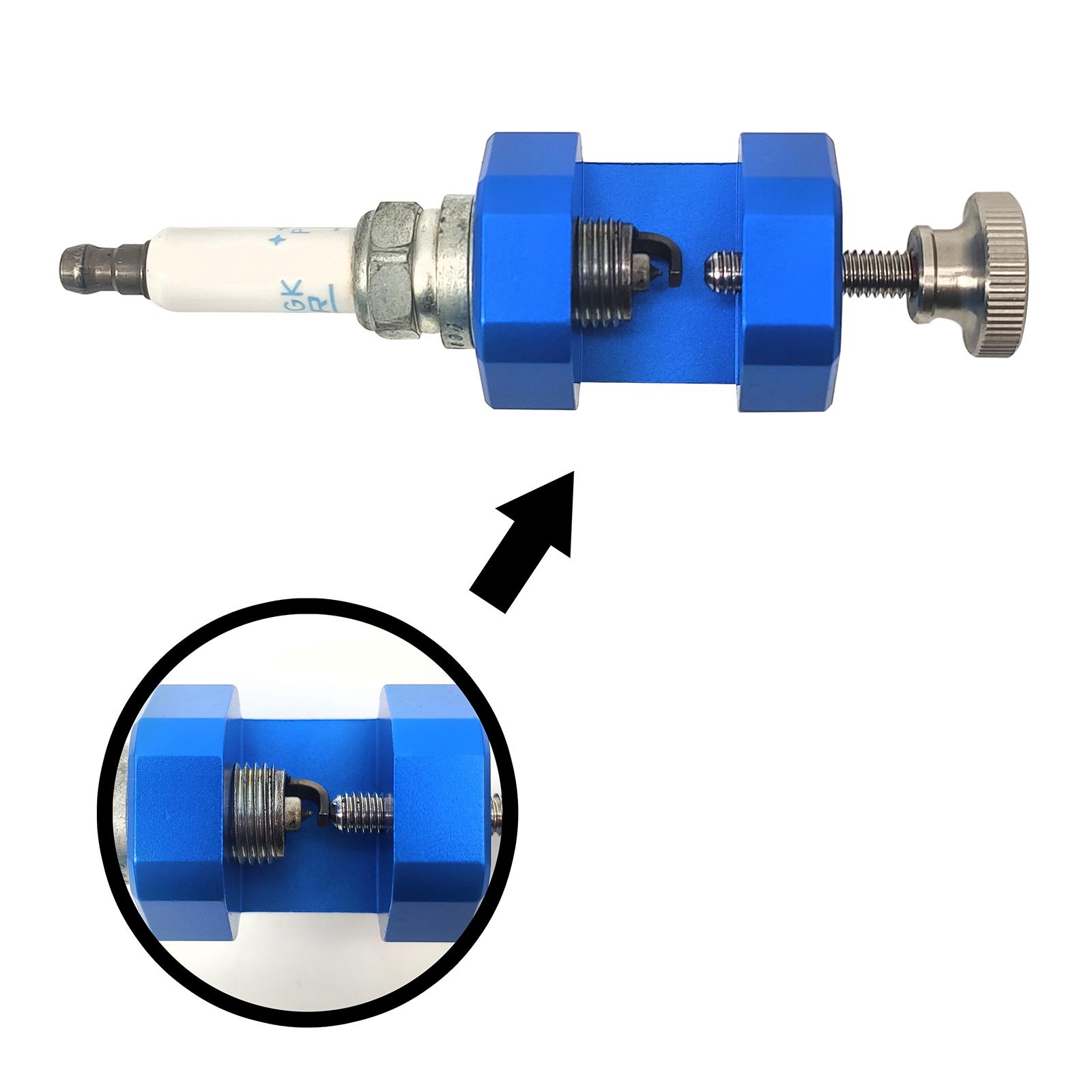 Auto Spark Plug Splitting Tool with 14mm Thread, Made of High Quality Aluminum Material