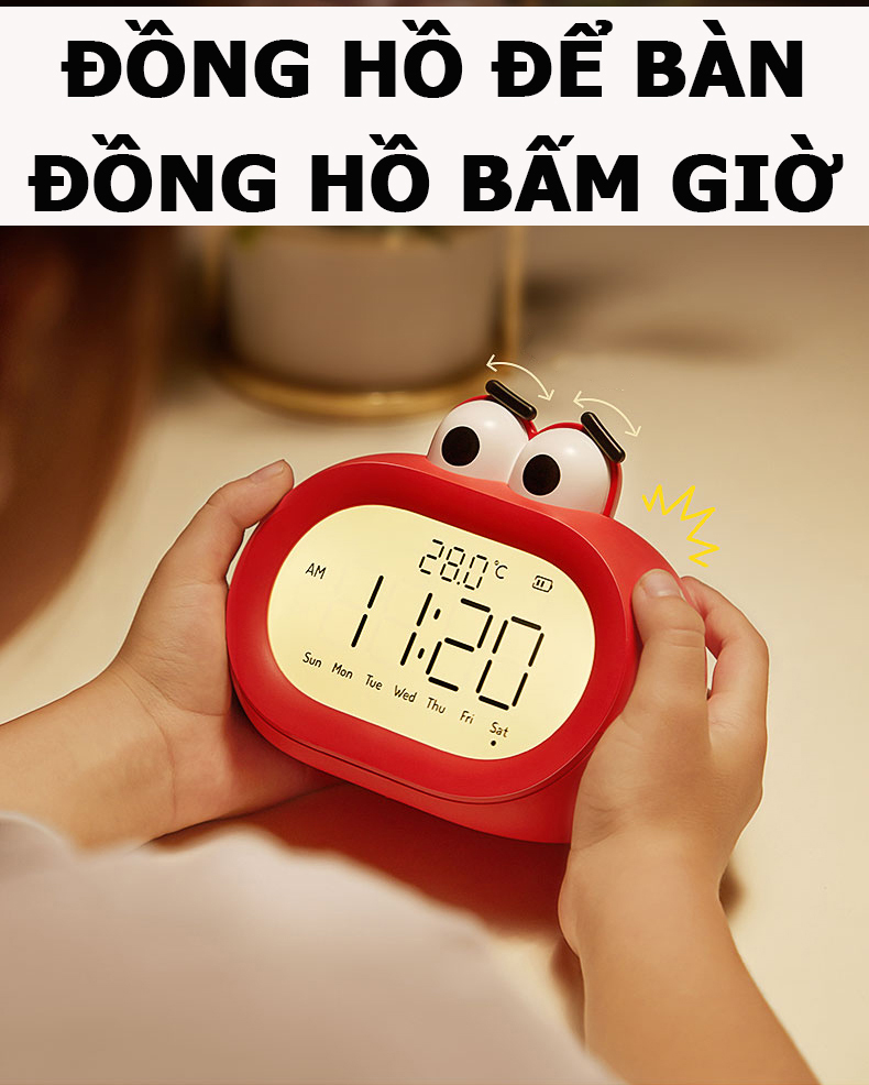 Đồng Hồ Để Bàn Điện Tử Led; Đồng Hồ Bấm Giờ Pomodoro; Đồng Hồ Báo Thức Kép; Đồng Hồ Đếm Ngược Học Tập