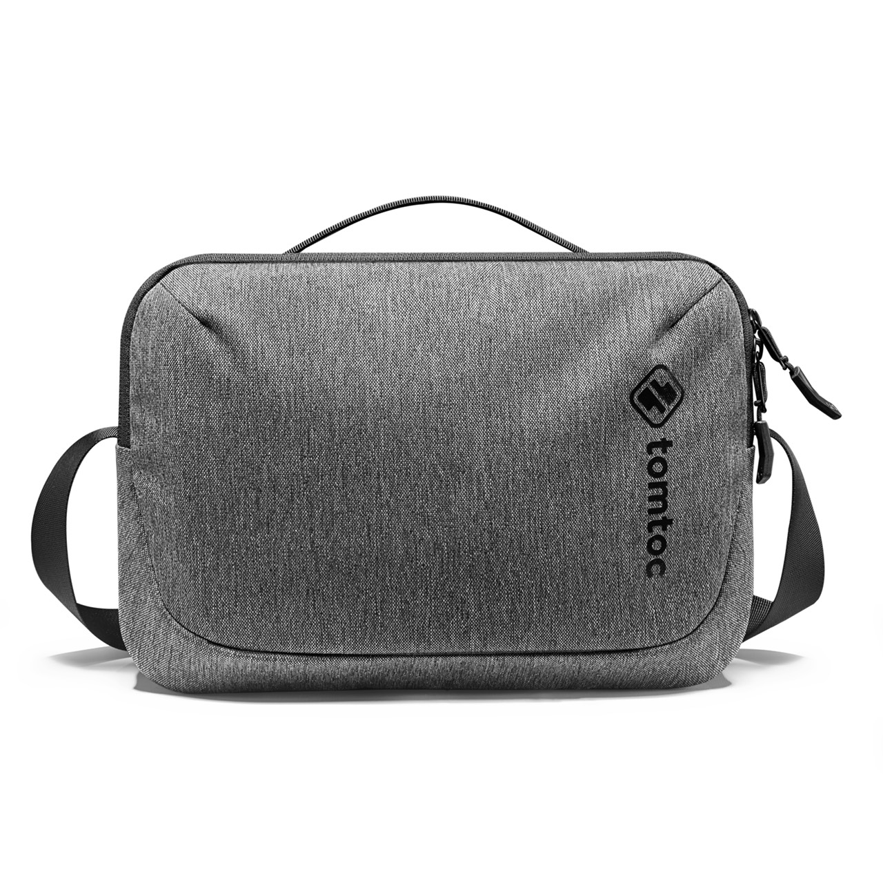 TÚI ĐEO ĐA NĂNG TOMTOC (USA) CROSSBODY FOR TECH ACCESSORIES AND IPAD 10.5/PRO 11INCH/TABLET/NOTEBOOK 11INCH GRAY H02-A01G - Hàng Chính Hãng