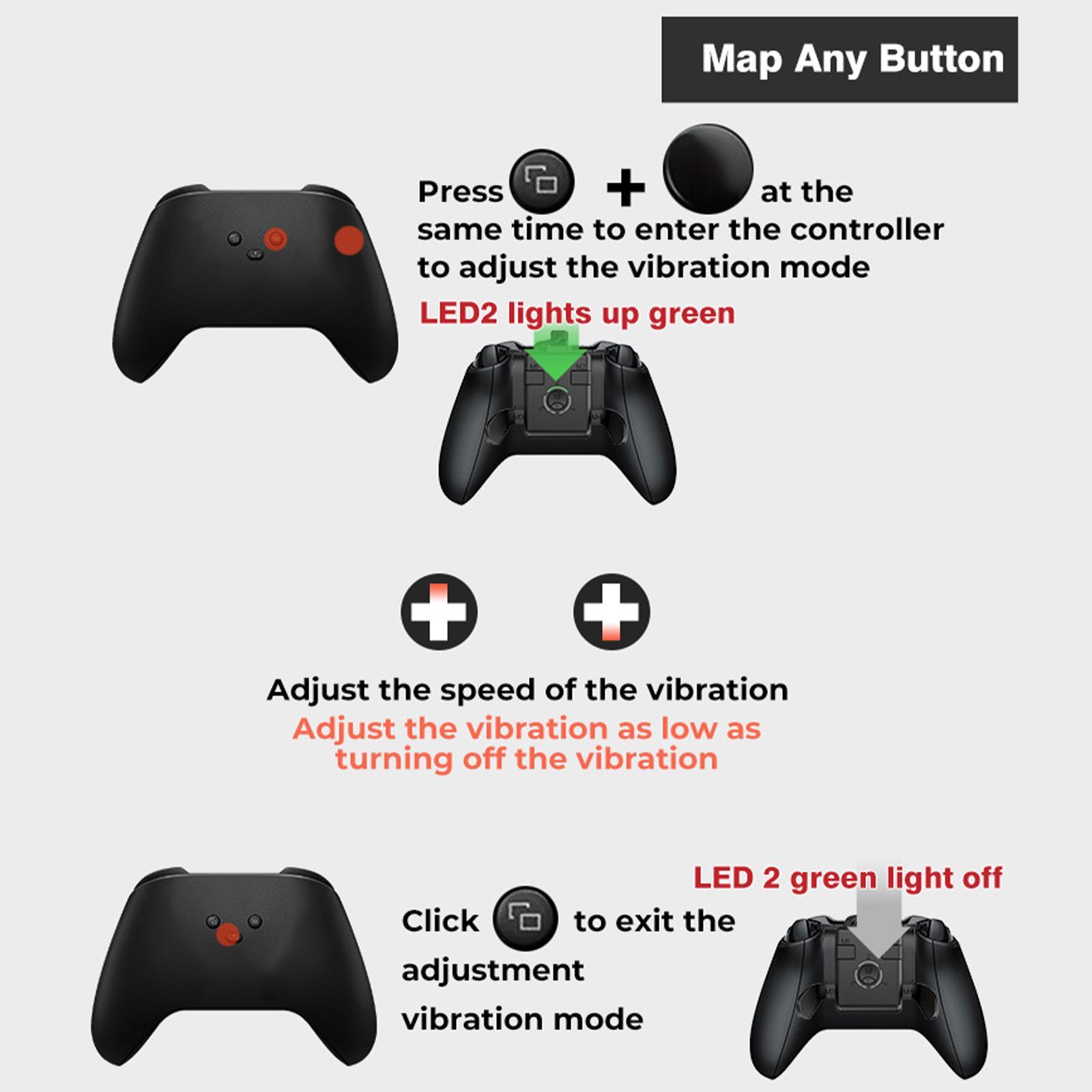 Portable Game Controller Triggers Flex Mod Pack Joystick Supplies Gamepad Extender Key Back Button Adapter Controller Button for Xbox Series X/S