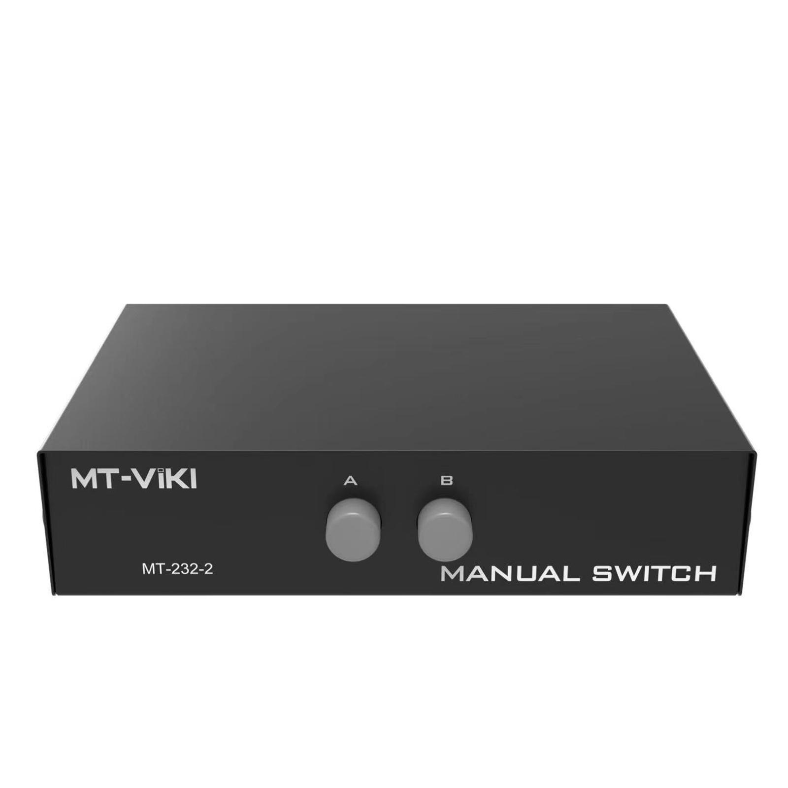 RS232 4Port Serial 9pin Switch Manual Selector Box   Out for Computer