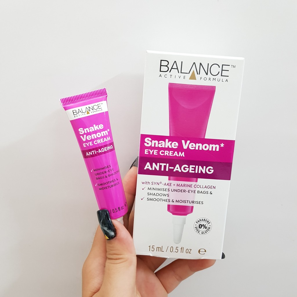 Kem Dưỡng Mắt Nọc Rắn Balance Active Formula Snake Venom Eye Cream 15ml