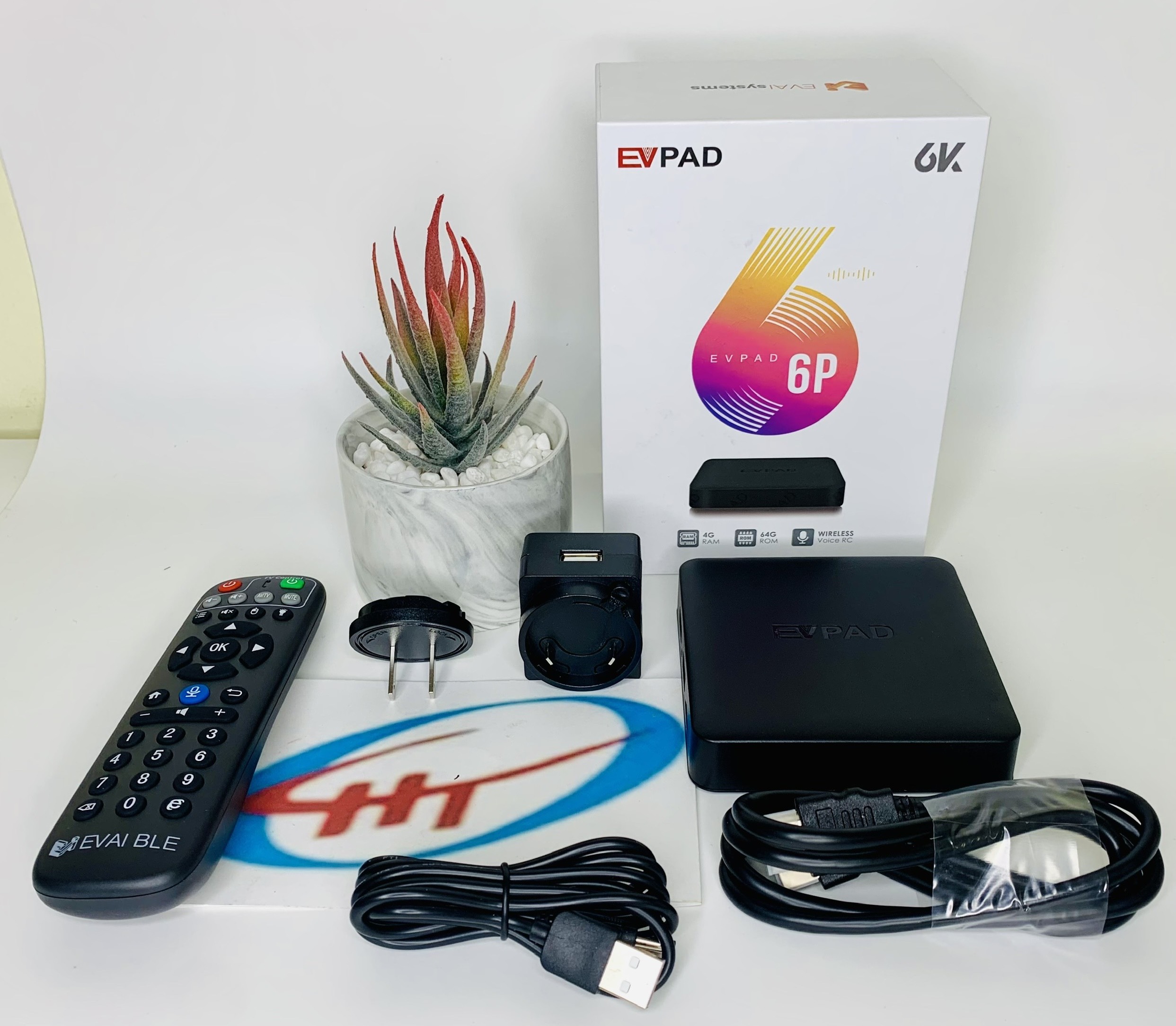 xem truyền hình miễn phí trên android box EVPAD 6P đa quốc gia , Chính Hãng. hơn 1000 kênh và hơn 10 quốc gia