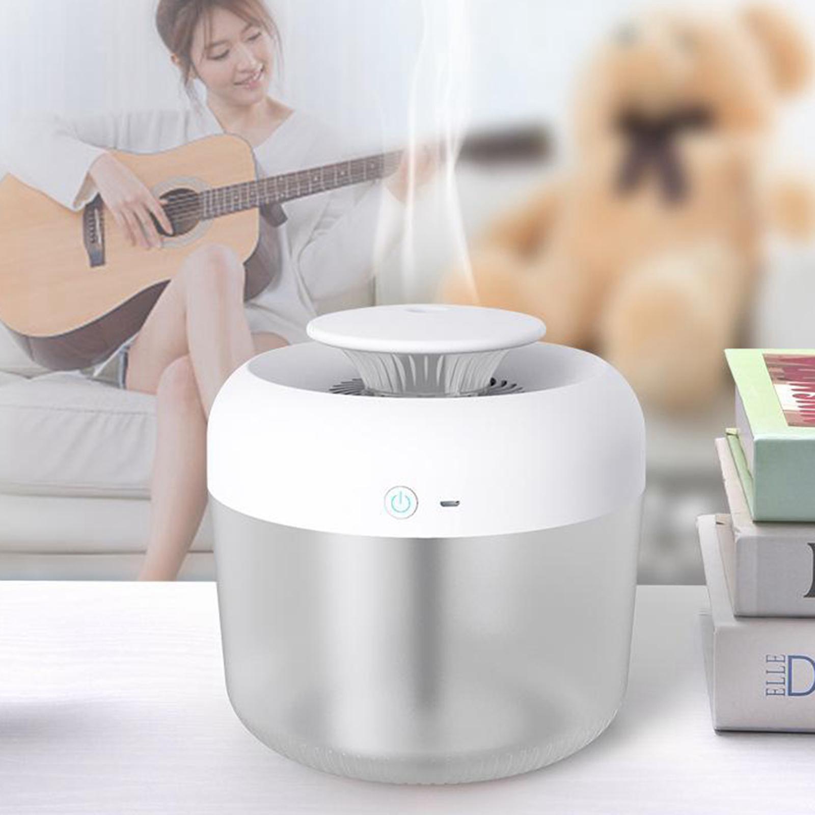 Ultrasonic Air Humidifier USB Aroma Difuser 2.4L Air Purifier with Colorful LED Light,Auto Shut Off