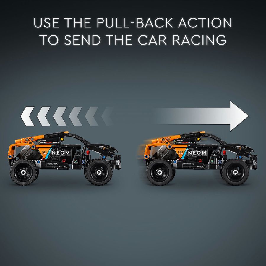 LEGO TECHNIC 42166 Đồ chơi lắp ráp Xe đua địa hình NEOM McLaren Extreme E (252 chi tiết)