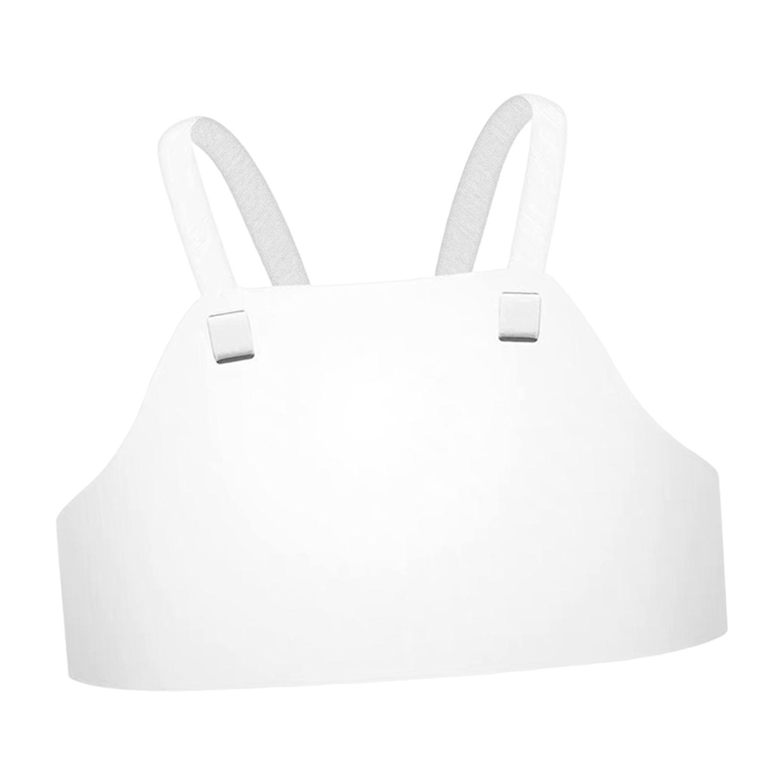 Breast Protector Karate Adjustable Strap Fencing Sports Guard for Heavy Punching