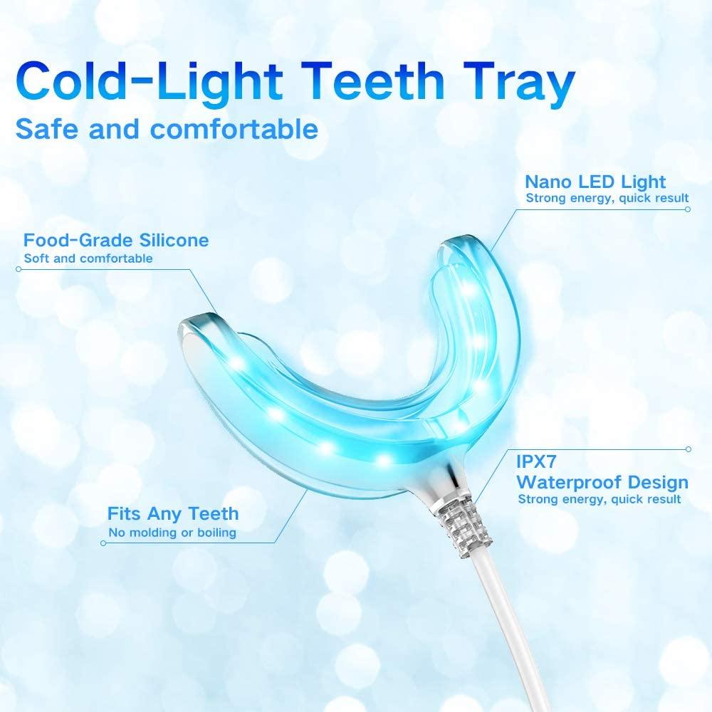 Đèn LED làm trắng răng 16x, kết nối với /Android/USB để sử dụng tại nhà