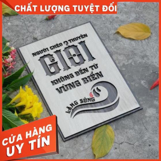 Tranh Slogan treo tường bằng Gỗ nội dung truyền cảm hứng