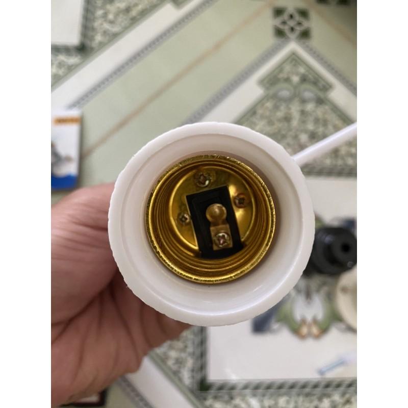 Đui đèn e27, kín nước, bắt tường