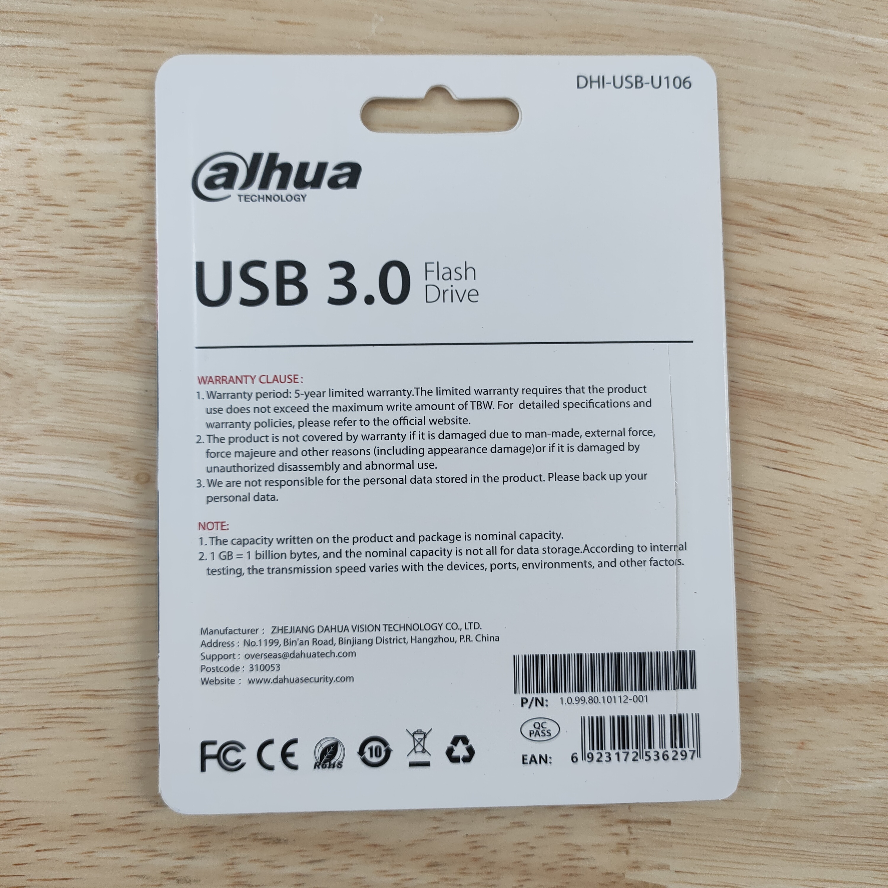 USB 3.0 Dahua U106 32GB Vỏ kim loại Có khuyên móc khóa - Hàng chính hãng