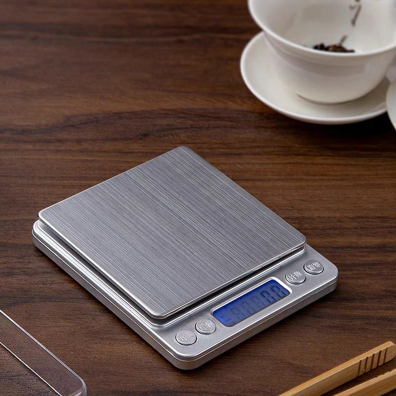 Cân Tiểu Ly Điện Tử Platform Cao Cấp Cân Điện Tử Mini Inox I-2000 Độ Chính Xác 0.01g