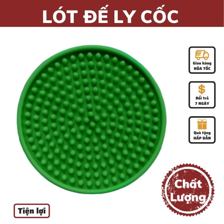 Đế lót ly cao su PVC lót cốc đa năng chất lượng miếng lót ly chống trượt kháng nước sử dụng và vệ sinh bảo hành 1 đổi 1