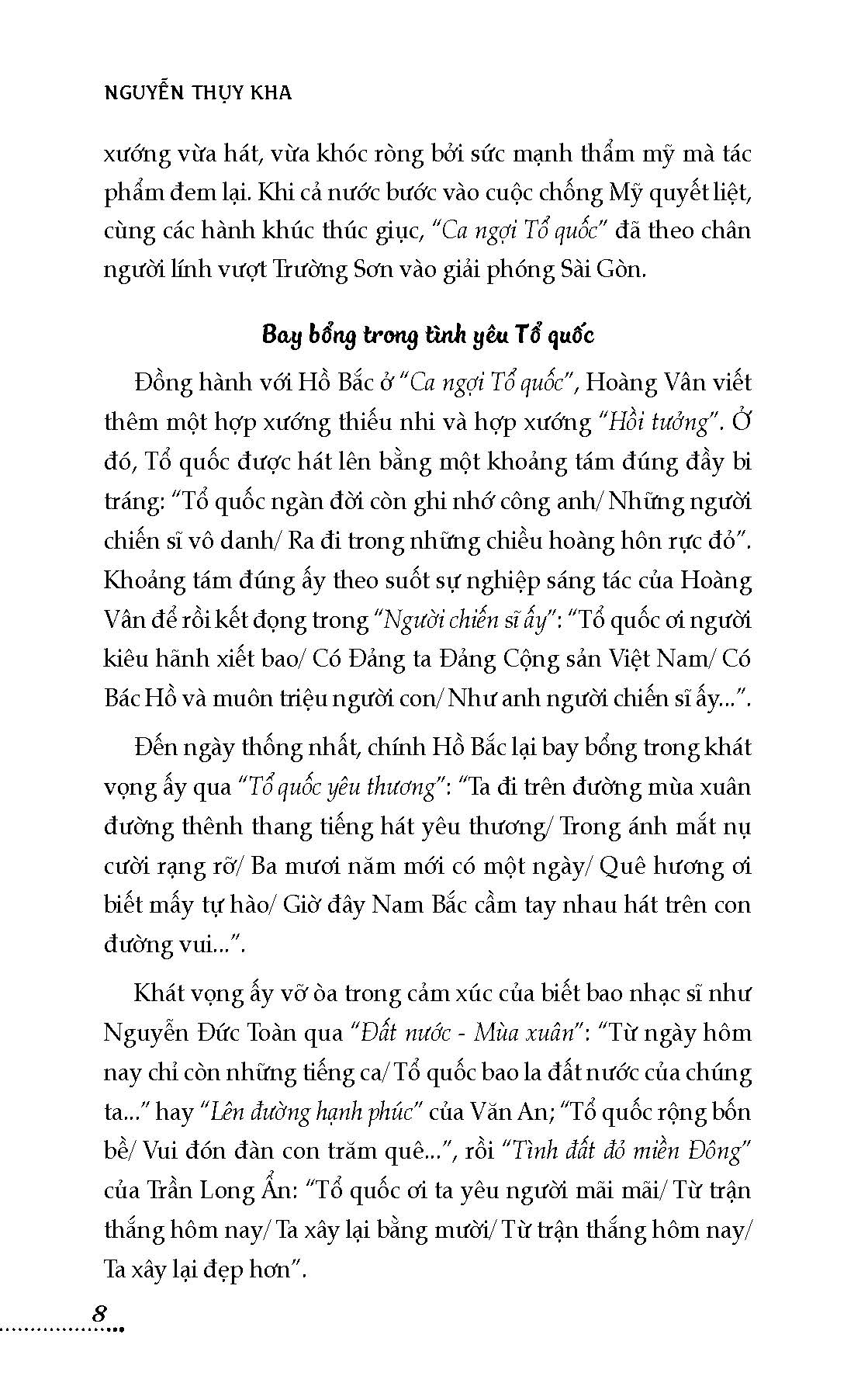 Khát Vọng Tổ Quốc Trong Giai Điệu Việt Nam - Nguyễn Thụy Kha
