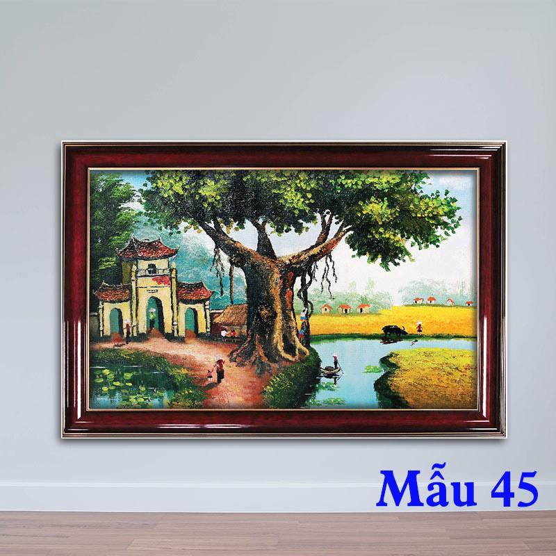 Tranh con hổ - tranh đồng quê - tranh con công đủ loại