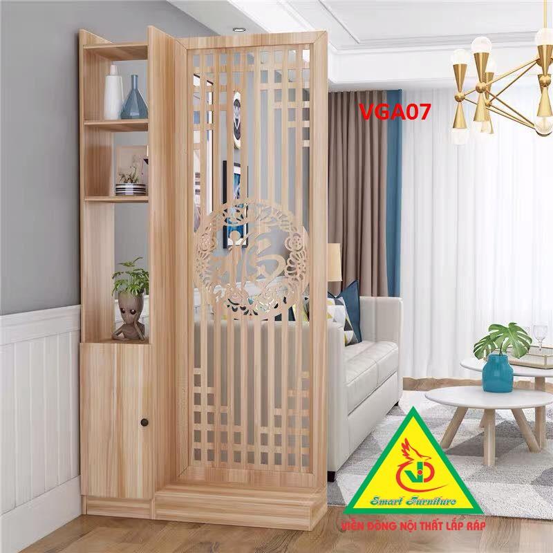 KỆ VÁCH NGĂN PHÒNG KHÁCH , NHÀ BẾP ( 1 VÁCH 1 KỆ) VGA04 