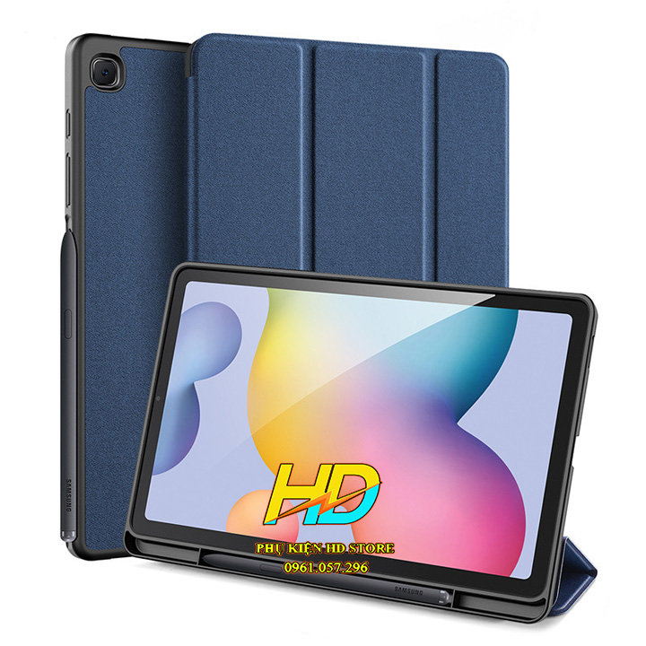 Bao Da Dành Cho SamSung Galaxy Tab S6 Lite P610/P615 Hiệu Dux Ducis DOMO Cao Cấp, Có Ngăn Đựng Bút Tiện Lợi - Hàng Chính Hãng