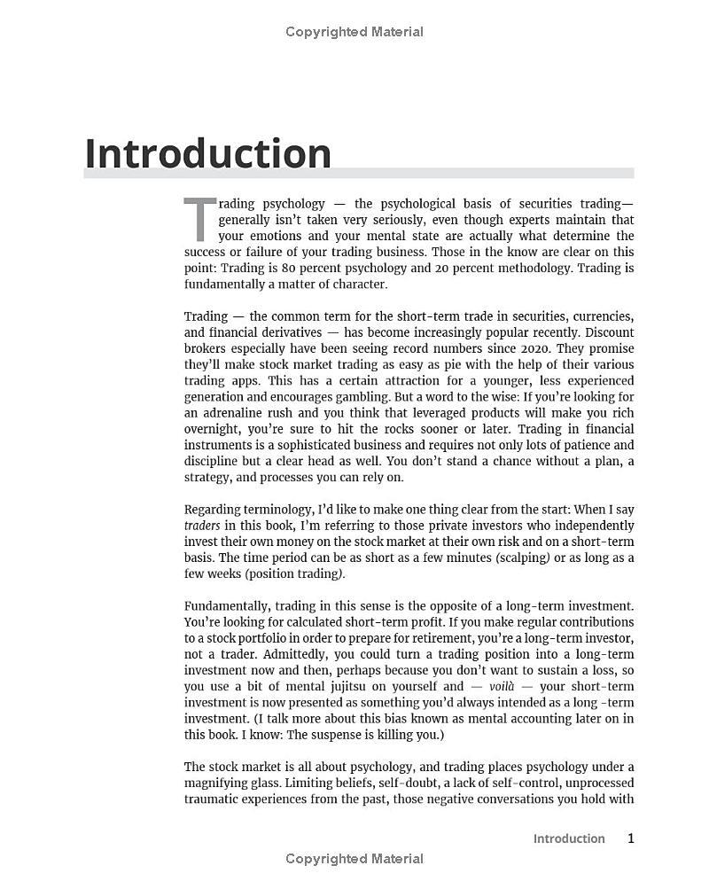 Sách ngoại văn: Trading Psychology For Dummies